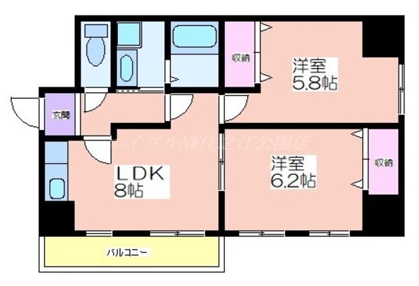 エスターブレの物件間取画像